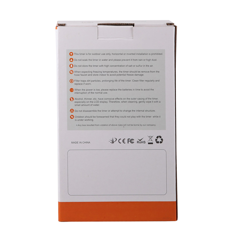 بطارية بلاستيكية مؤقتة محمولة للري في الحديقة