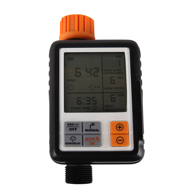 Baterei plastik Portable Timer Wektu Irigasi kanggo Taman